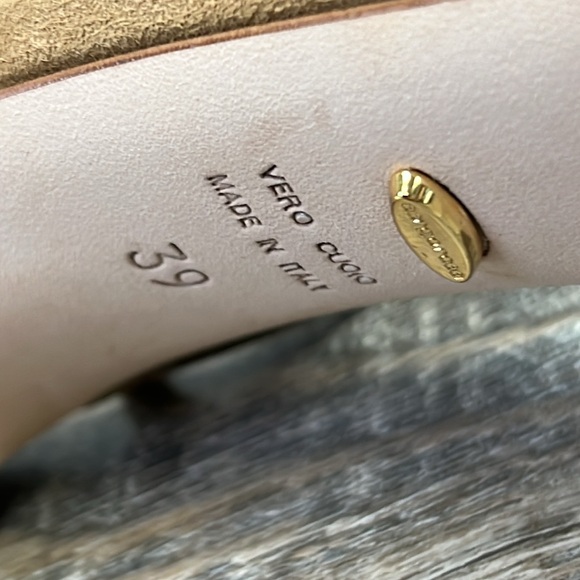 NEW Sergio Rossi FARRAH Crystal Embellished Caged Suede Heels EU 39 US 8.5 - Picture 6 of 14